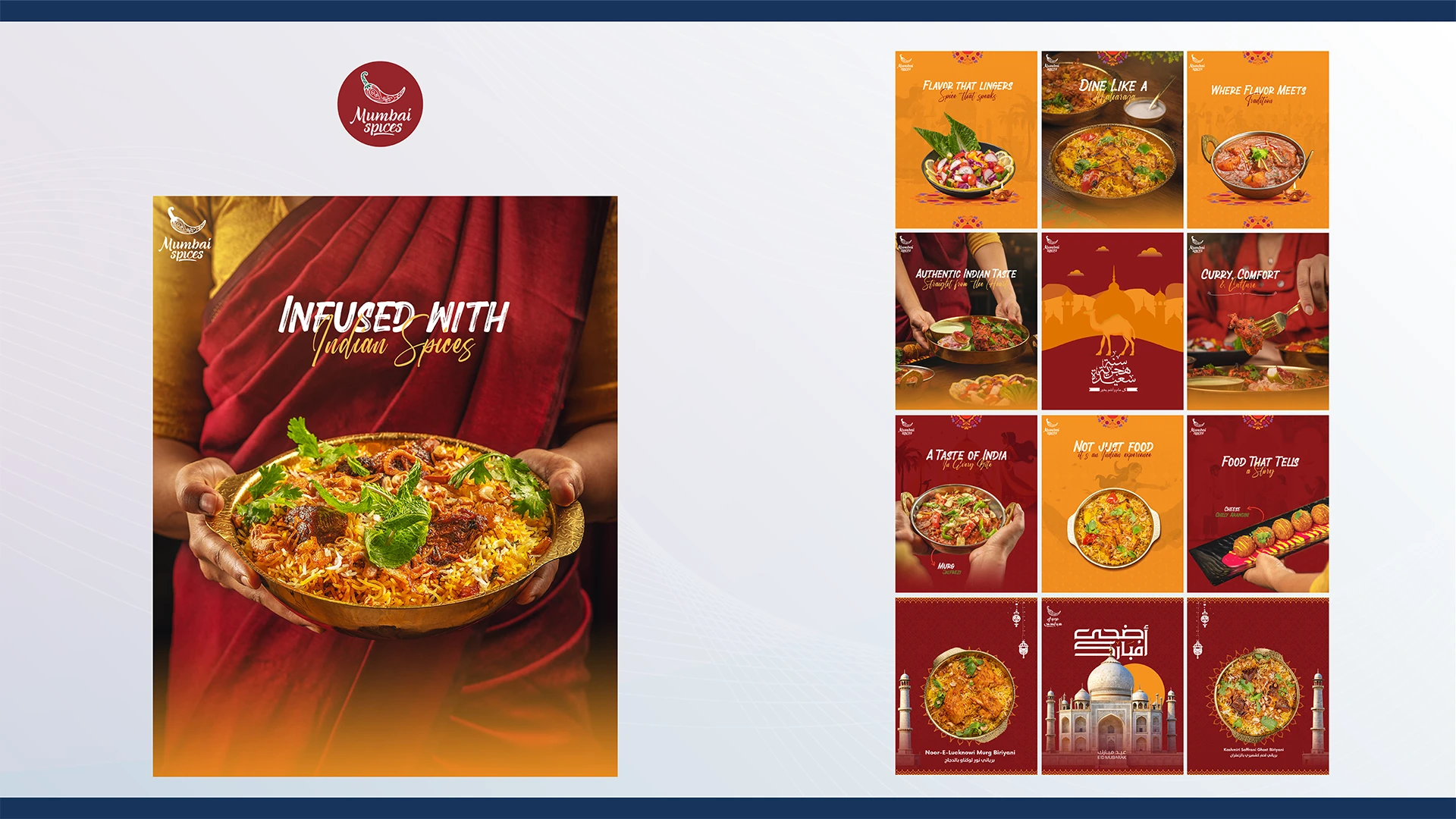 Mumbai Spices restaurant social media campaign by Bold Plus