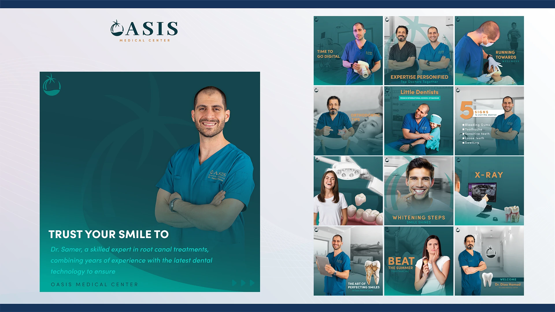 Oasis Medical Center social media campaign by Bold Plus